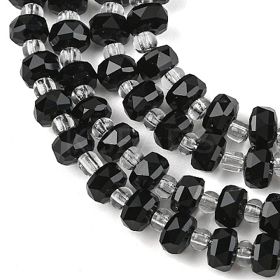 Opaque Glass Beads Strands GLAA-P076-01C-07-1