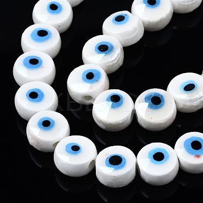 Handmade Porcelain Ceramic Beads Strands PORC-T006-04N-1