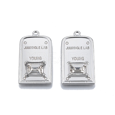 Rack Plating Alloy Pendants PALLOY-N150-69-01P-1