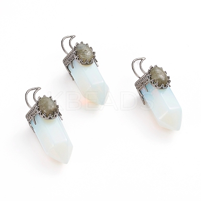 Opalite Pointed Big Pendants G-I275-01H-1