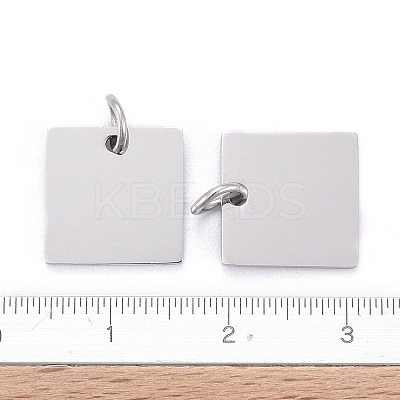 Anti-Tarnish 304 Stainless Steel Stamping Blank Tag Charms STAS-I311-28P-1