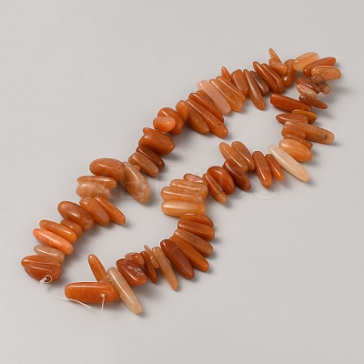 Natural Red Aventurine Beads Strands G-TAC0005-02B-02-1