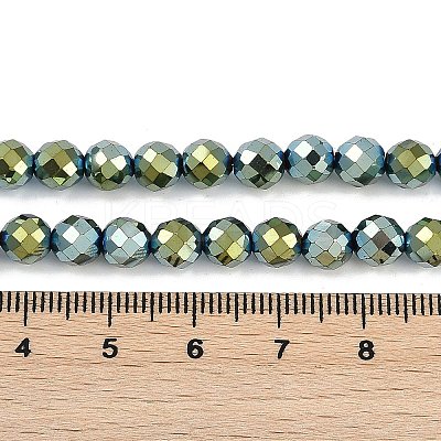 Electroplated Synthetic Non-magnetic Hematite Beads Strands G-H072-B01-01D-1