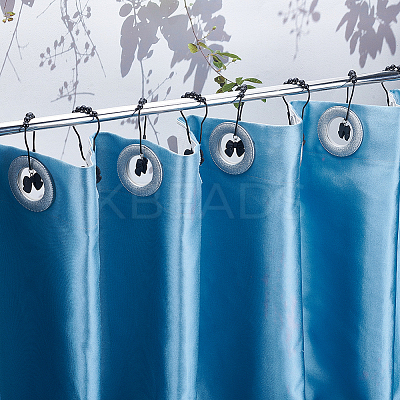 12Pcs Iron Shower Curtain Rings for Bathroom HJEW-NB00295-1