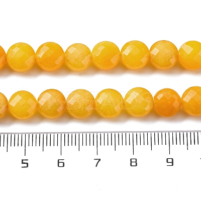 Natural White Jade Dyed Beads Strands G-C179-A44-03-1