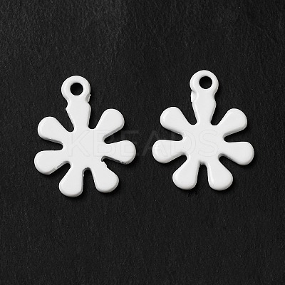 Spray Painted 201 Stainless Steel Charms STAS-I672-10B-1