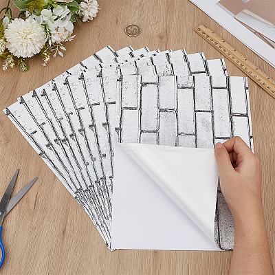 PVC Wallpaper Mini Model DIY-WH0671-396B-1