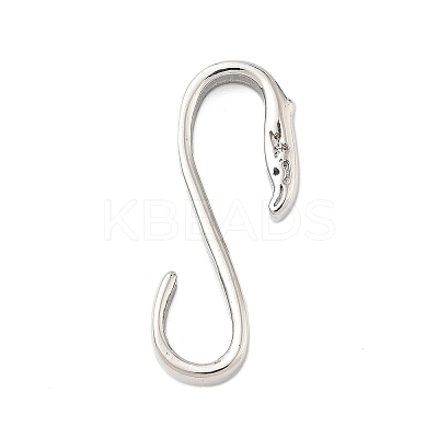 304 Stainless Steel Hook Clasps STAS-Z130-05P-1
