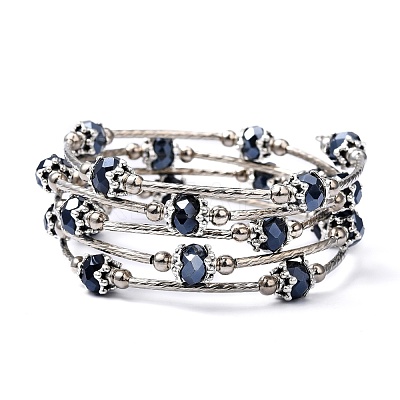 Fashion Wrap Bracelets BJEW-JB00628-10-1