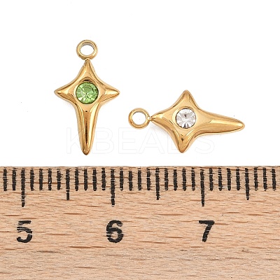 304 Stainless Steel Charms STAS-H241-01G-1
