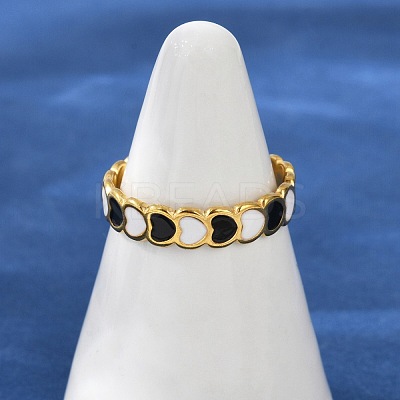 304 Stainless Steel Adjustable Cuff Rings RJEW-Q015-01G-E-1