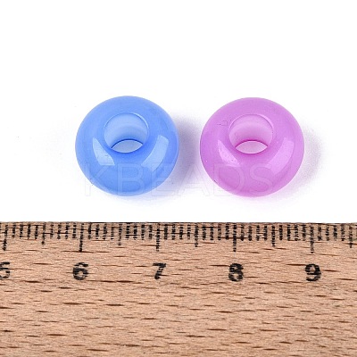 Imitation Jelly Acrylic European Beads OACR-Q200-20-1
