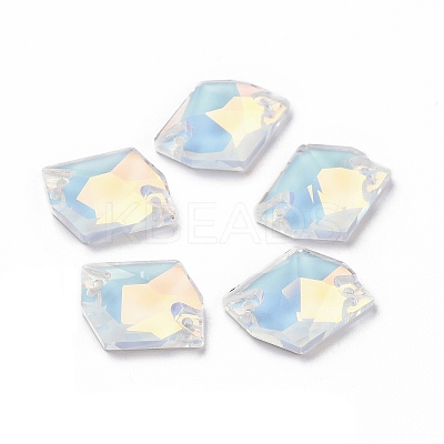 Mocha Effect Irregular Rhombus Shape Sew on Rhinestone RGLA-C001-09B-AM-1