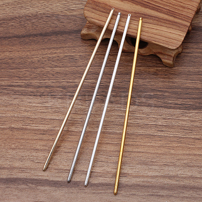 Iron Hair Stick Findings OHAR-PW0001-258S-1