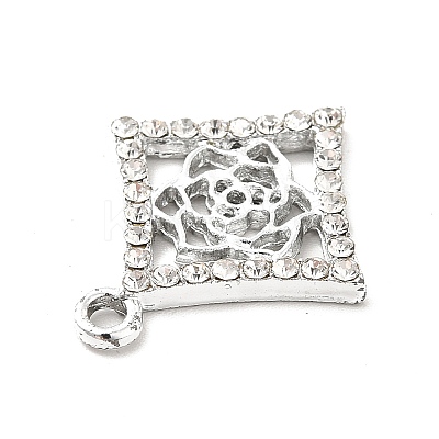 Alloy Rhinestone Pendants ALRI-C007-59P-1
