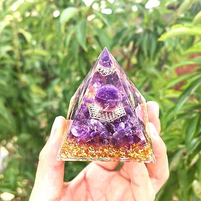 Orgonite Pyramid Resin Energy Generators PW-WG53E4D-01-1