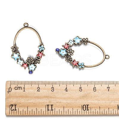 Alloy Enamel Pendants ENAM-EA10958Y-AB-1-1