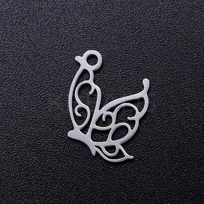 Tarnish Resistant 201 Stainless Steel Hollow Pendants STAS-Q201-JN277-1-1