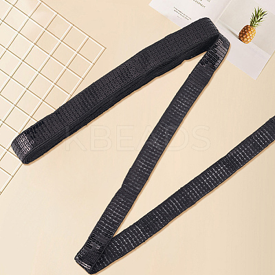 Polyester with PVC Paillette Lace Trim Ribbon OCOR-WH20050-015A-1