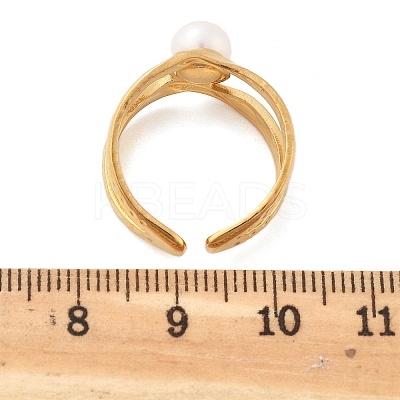 304 Stainless Steel Cuff Rings RJEW-S396-03G-1