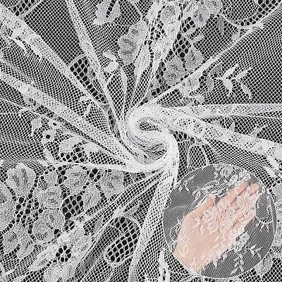 Nylon Eyelash Lace Trim Fabric AJEW-WH0314-66B-1