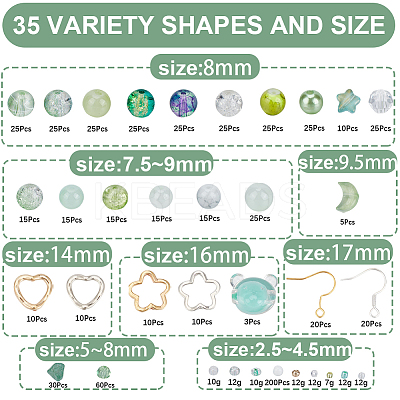 DIY Dangle Earring Making Kits DIY-SP0002-59-1