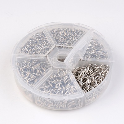 1 Box of Iron Open Jump Rings IFIN-JP0016-01P-1