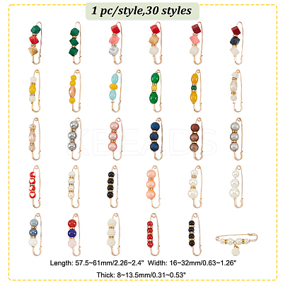 1 Set Alloy Waistband Kilt Pins AJEW-PH0011-11-1