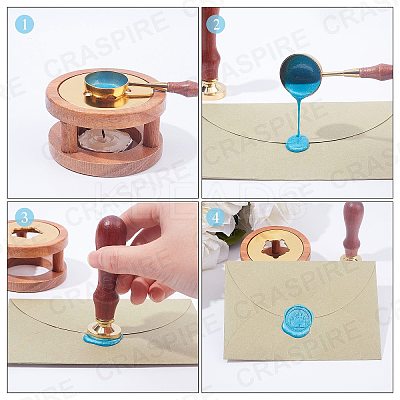 Sealing Wax Particles Kits for Retro Seal Stamp DIY-CP0003-60E-1