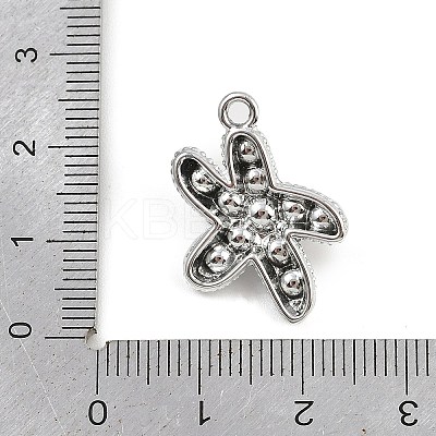 Alloy Rhinestone Pendants FIND-F013-06B-P-1