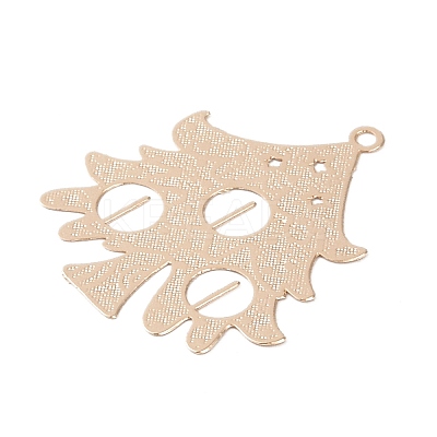 Brass Etched Metal Embellishments Pendants KK-Z058-07KCG-1