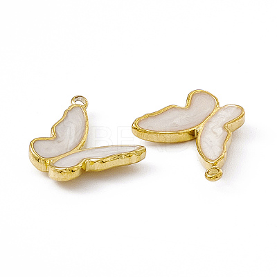 Real 18K Gold Plated PVD Vacuum Plating 201 Stainless Steel Enamel Pendants STAS-J401-VC1050-1
