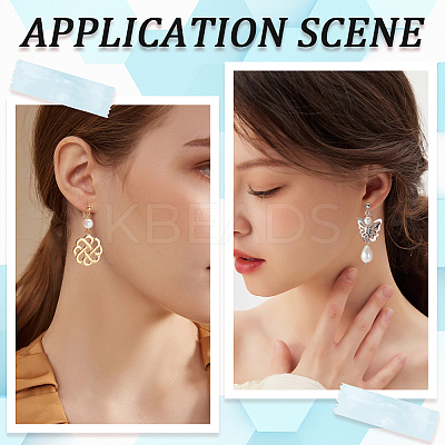 30Pcs 3 Colors 304 Stainless Steel Ear Cuff Findings STAS-SC0008-43-1