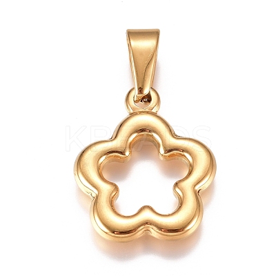304 Stainless Steel Pendants STAS-I135-17G-1