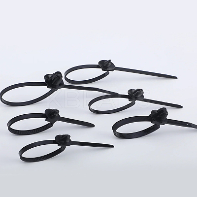 24Pcs 6 Styles Nylon Cable Zip Ties AJEW-LP0007-24-1