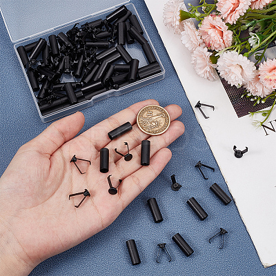 Alloy Detachable Cord End Lock Stoppers FIND-CP0002-55B-1