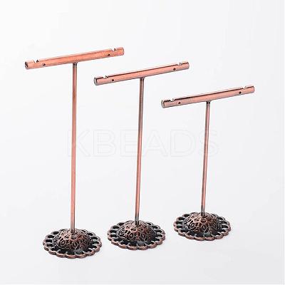 3 Pcs T Bar Iron Earring Displays Sets EDIS-P001-01C-1