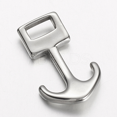 Non-Tarnish 304 Stainless Steel Anchor Hook Clasps LS-STAS-D166-14P-1