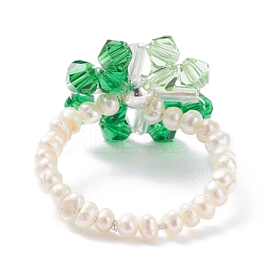 Snowflake Finger Rings RJEW-TA00023-01-1