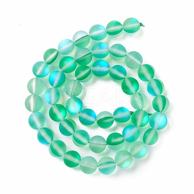 Synthetic Moonstone Beads Strands G-E573-01B-17-1