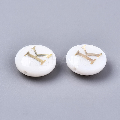 Natural Freshwater Shell Beads SHEL-S266-12K-1