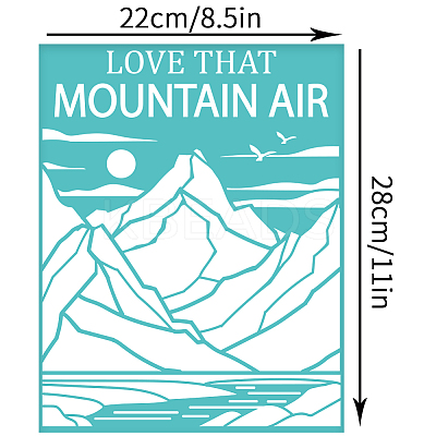 Self-Adhesive Silk Screen Printing Stencil DIY-WH0338-282-1