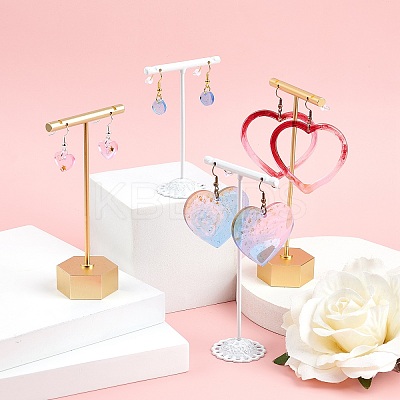 DIY Heart Shape Earring Silicone Mold Kits DIY-OC0002-79-1