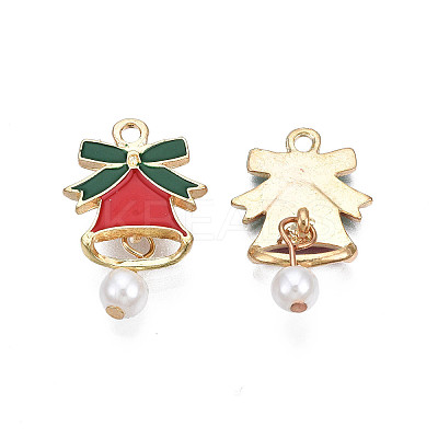 Rack Plating Alloy Enamel Pendants LS-X-ENAM-N055-153A-1