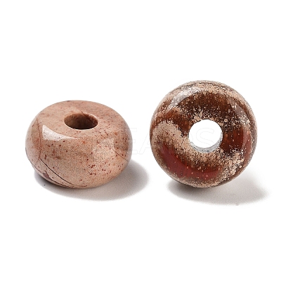 Natural Mixed Stone European Beads G-C134-04-1