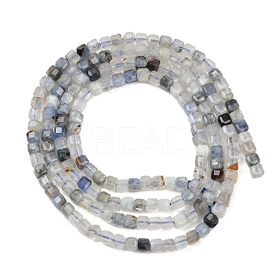 Natural Aquamarine Beads Strands G-L628-D10-2x2mm-02-1