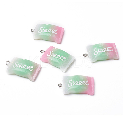 Resin Pendants RESI-TAC0002-19A-1