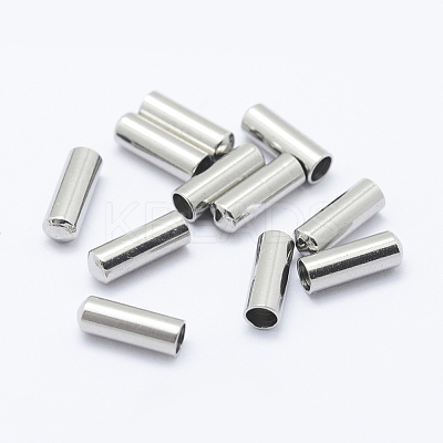 Tarnish Resistant 304 Stainless Steel Cord End Caps STAS-K152-03A-1