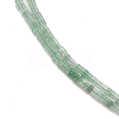 Natural Green Strawberry Quartz Beads Strands G-K399-B02-01-1