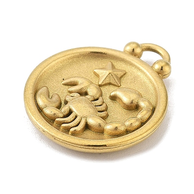 Real 18K Gold Plated Tone 304 Stainless Steel Pendants STAS-K291-01G-12-1